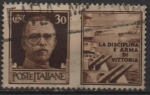Stamps Italy -  Propaganda d' Guerra;  La Disciplina es el Arma d' l' Victoria