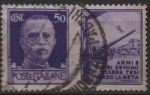 Stamps Italy -  Propaganda d' Guerra; Brazos y Corazon debe ser guiados hacia el Objetivo