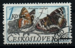 Sellos de Europa - Checoslovaquia -  serie- Mariposas y polillas