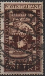 Stamps Italy -  50º Aniv. d' l' Bienal d' Venecia d' Arte, Banner y Barcazas