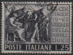 Stamps Italy -  Censo en l' antigua Roma