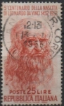 Stamps Italy -  Leonardo da Vinci