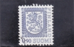 Stamps Finland -  león rampante