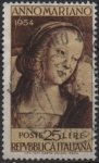 Stamps Italy -  Madona d' Perugino