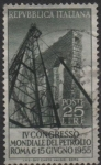 Stamps Italy -  4º Congreso Mundial d' Petróleo en Roma