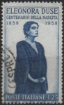 Sellos de Europa - Italia -  Eleonora Duse