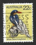 Stamps Australia -  733 - Alción Colilargo Silvia