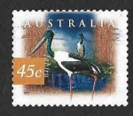 Stamps Australia -  1530 - Jabirú Asiático