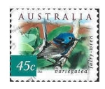 Stamps Australia -  1984 - Maluro Variegado