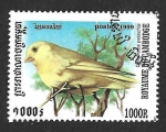 Stamps Cambodia -  1899 - Reinita de Manglar