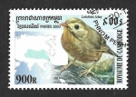 Sellos de Asia - Camboya -  2033 - Leiotrix Piquirrojo