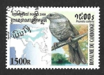 Sellos de Asia - Camboya -  2035 - Acentor Alpino