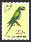 Stamps North Korea -  1257 - Cotorra Pechirroja