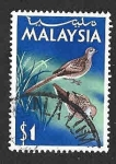 Stamps Malaysia -  24 - Tortolita Estriada