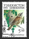 Stamps Uzbekistan -  11 - Moscón Europeo