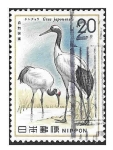 Stamps Japan -  1200 - Grulla