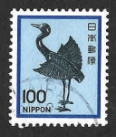 Stamps Japan -  1429 - Grulla de Plata