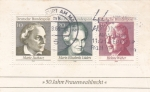 Stamps Germany -  50 años del sufragio femenino