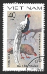 Stamps Vietnam -  1013 - Faisán Plateado