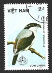 Stamps : Asia : Vietnam :  1662 - Timalí-Alcaudón Vietnamita
