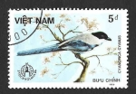 Stamps Vietnam -  1665 - Rabilargo Asiático 