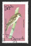 Stamps Oman -  (C) Carricero Común