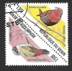 Stamps Benin -  1204ab - Estrilda Saltamontes y Estrilda Ventrigualda Meridional 