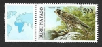 Stamps Burkina Faso -  1087 - Halcón Peregrino