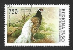 Stamps Burkina Faso -  1088 - Faisán Orejudo Pardo