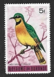 Stamps Burundi -  112 - Abejarruco Chico
