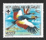 Stamps Guinea -  1073 - Grulla Coronada Cuellinegra
