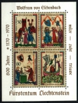 Stamps Liechtenstein -  Trobadores