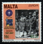 Stamps Malta -  Cent. Movimiento Scouts