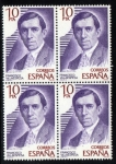 Stamps Spain -  Personajes: Francisco Villaespesa