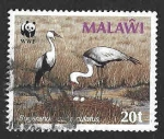 Stamps Malawi -  496a - Grulla Carunculada​ 