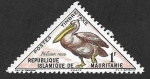Sellos de Africa - Mauritania -  J28 - Pelícano Rosado
