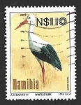 Stamps : Africa : Namibia :  769 - Cigüeña Blanca
