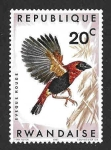 Stamps Rwanda -  239 - Obispo Rojo
