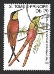 Stamps S�o Tom� and Pr�ncipe -  871 - Colibrí Topacio y Colibrí Cometa​