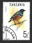 Stamps : Africa : Tanzania :  978 - Estornino Soberbio