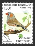 Stamps Togo -  1784 - 	Diamante Cebra Australiano​