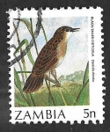 Stamps Zambia -  433 - Cistícola Dambo ​