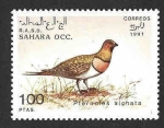 Stamps Spain -  (C) Ganga Común (SAHARA OCC.)