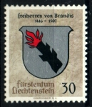 Stamps Liechtenstein -  serie- Escudos nacionales