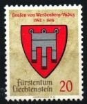 Stamps Liechtenstein -  serie- Escudos nacionales