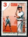 Sellos de America - Cuba -  Historia del Beisbol