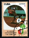 Stamps Cuba -  XIV JUegos centroamericanos
