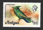 Stamps : America : Antigua_and_Barbuda :  405 - Colibrí Crestado (ANTIGUA)
