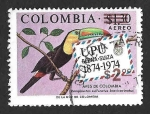 Stamps Colombia -  C656 - Tucán Piquiverde