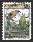Stamps Colombia -  C752 - Momoto Común